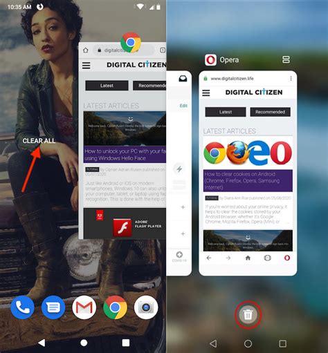 May 4, 2022 · To close apps on Android, swipe up from the bottom of the screen and hold until the recent apps menu pops up (if you use gesture navigations). If you use button navigation, tap on the recent apps ... 